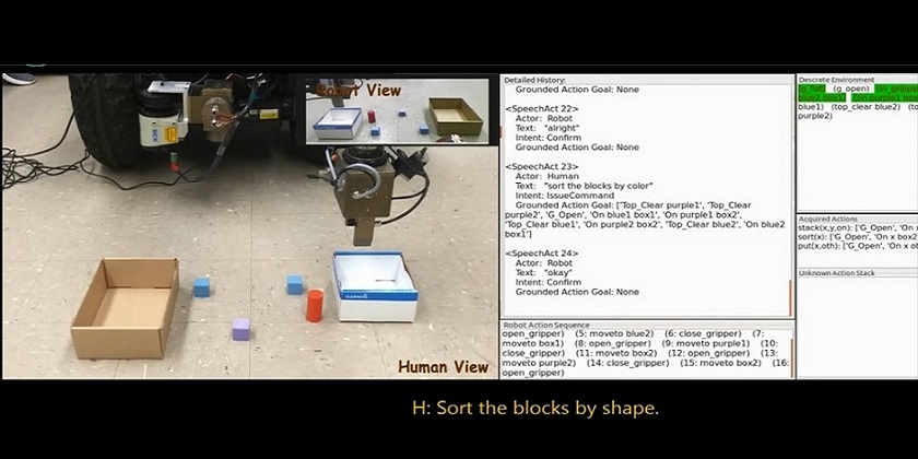 Natural Language based Robot Programming 